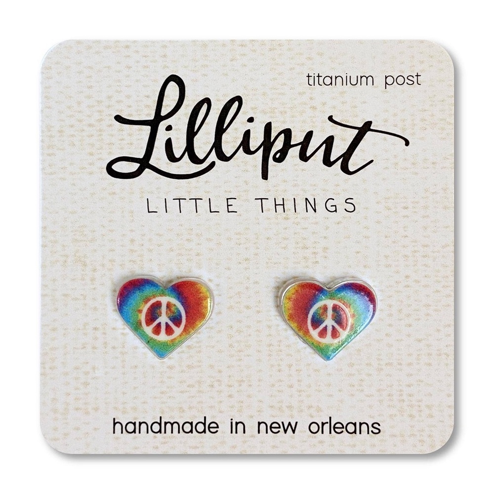 Boho Hippie Heart Earrings